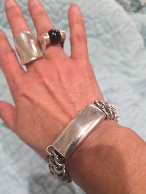 Authentic David Yurman Sterling Silver And 18k Gold .